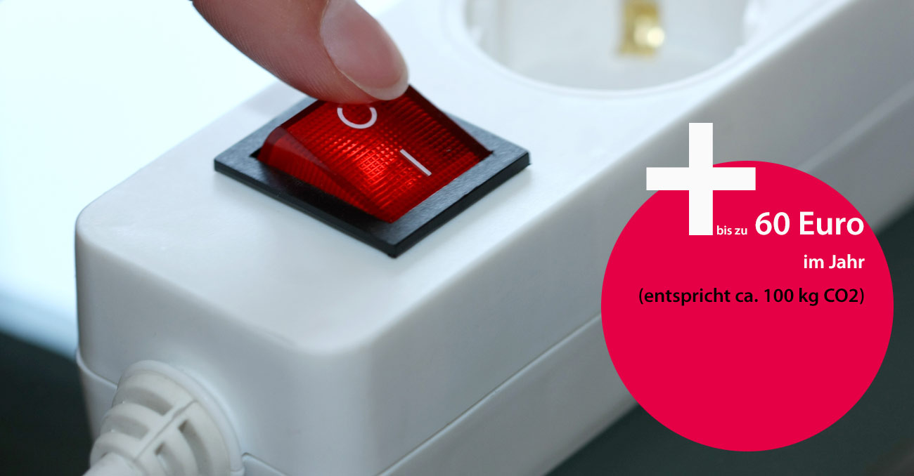 © AdobeStock: Aamon + bis zu 60 Euro im Jahr (entspricht ca. 100 kg CO2 © AdobeStock: Aamon
